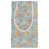 Borduurvormig fancy samengevoegd papier klein cadeauzakje (Voorkant)