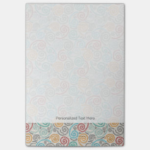 Borduurvormig fancy samengevoegd papier post-it® notes
