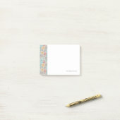 Borduurvormig fancy samengevoegd papier post-it® notes (Op bureau)
