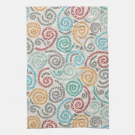 Borduurvormig fancy samengevoegd papier theedoek (Verticaal)