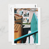 Borduurwandligging in Oceanside, CA. Briefkaart (Voorkant / Achterkant)