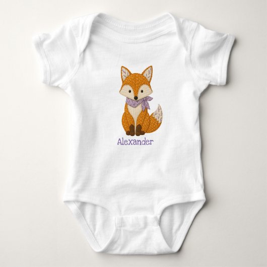 Borduurwerk Foxy Romper (Voorkant)