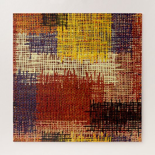 Borduurwerk ornament, gekleurde lijnen, bohemian s legpuzzel (Horizontaal)