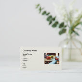 Borduurwerk Visitekaartje (Staand voorkant)