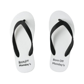 Bore off Monday's Sarcastic flipp flops Kinder Teenslippers