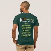 Boreal Forest Medieval Village T-shirt (Achterkant volledig)