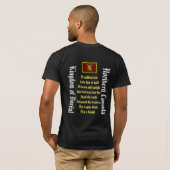 Boreal Forest Medieval Village T-shirt (Achterkant volledig)