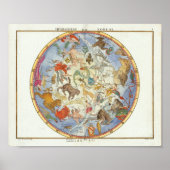 Boreale hemisfeer | John Flamsteed Poster (Voorkant)