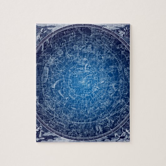 Boreale hemybol Sky constellaties Legpuzzel (Verticaal)