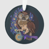 Boreale Nacht Owl Ornament (voorkant)