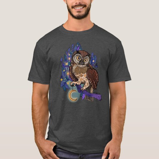 Boreale Nacht Owl T-Shirt (Voorkant)