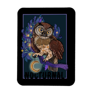 Boreale Night Tree Owl Nocural Magneet