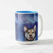 Borealis Pup 15 oz Mug (Devant droit)