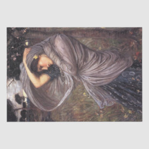 Boreas door John William Waterhouse, 1903 Tissuepapier