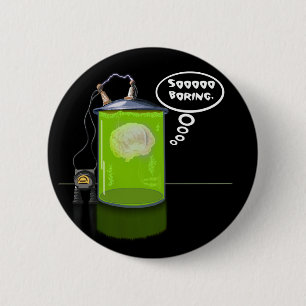 Bored Brain Ronde Button 5,7 Cm