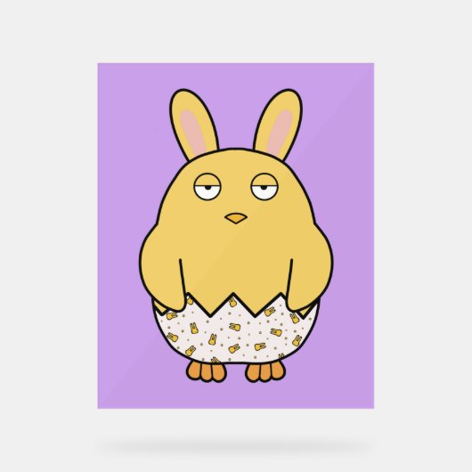 Bored Bunny Chick (Recto)