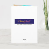 Bored Chimp Avec Casquette De Fête Drôle Carte Ann (Dos)