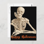 Bored Skeleton Briefkaart (Voorkant / Achterkant)