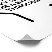 Bored Thoughts Poster drôle (Coin)