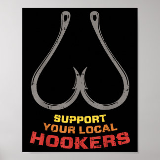 Boredkoalas Steun Je Lokale S Grappige Vissen Viss Poster