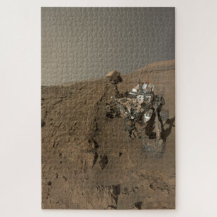 Boren Mars Curiosity Rode Mars Landschap Legpuzzel
