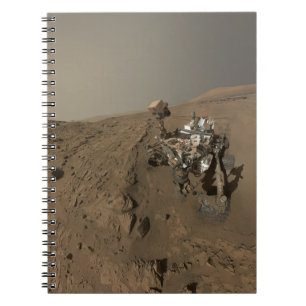 Boren Mars Curiosity Rode Marslandschap Notitieboek