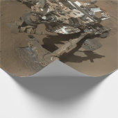 Boren Mars Curiosity Rood Mars Landschap Cadeaupapier (Hoek)