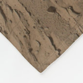 Boren Mars Curiosity Rood Mars Landschap Fleece Deken (Hoek)