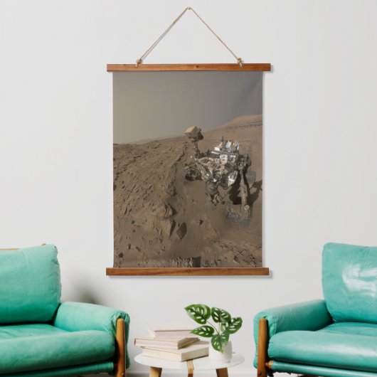 Boren Mars Curiosity Rood Mars Landschap Hangend Wandkleed (Woonkamer)