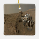 Boren Mars Curiosity Rood Mars Landschap Keramisch Ornament (Voorkant)