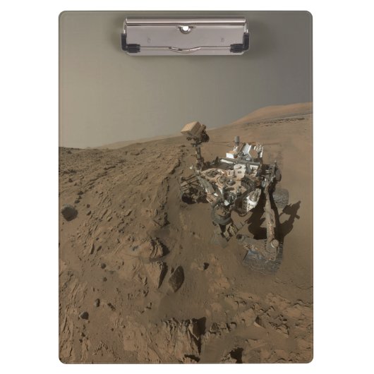 Boren Mars Curiosity Rood Mars Landschap Klembord (Voorkant)