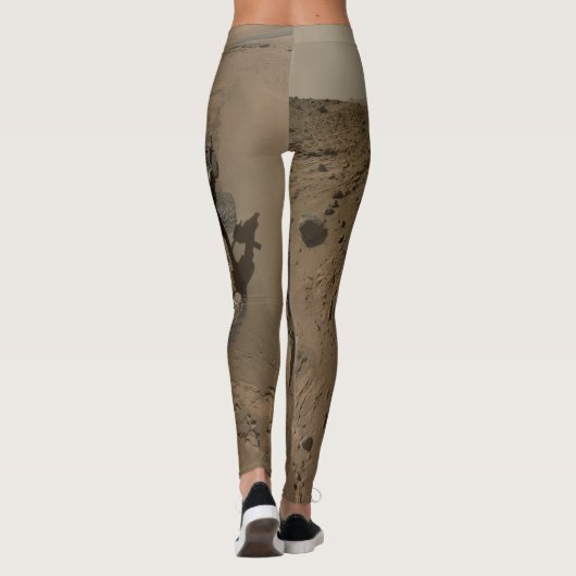 Boren Mars Curiosity Rood Mars Landschap Leggings (Achterkant)