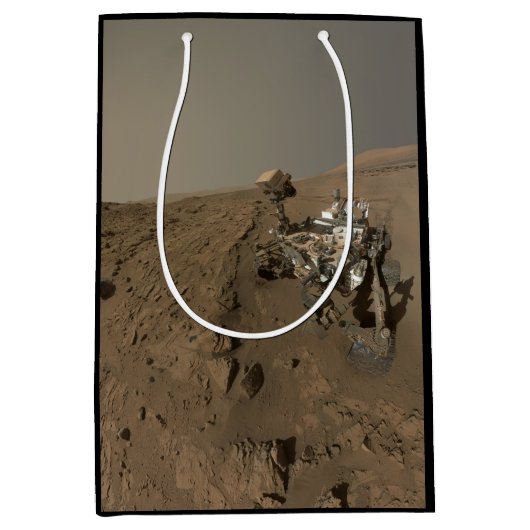 Boren Mars Curiosity Rood Mars Landschap Medium Cadeauzakje (Voorkant)