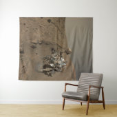 Boren Mars Curiosity Rood Mars Landschap Wandkleed (In Situ (horizontaal))