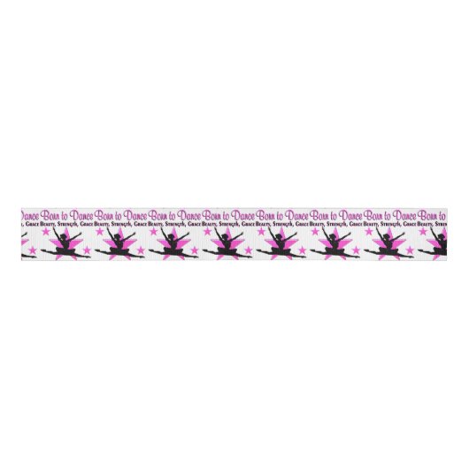 BOREN TOT DANCE GROSGRAIN LINT (Voorkant)