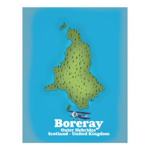 Boreray Outer Hebrides Schotland Foto Afdruk