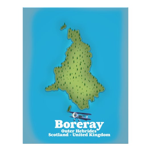 Boreray Outer Hebrides Schotland Foto Afdruk (Voorkant)