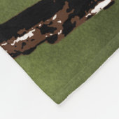 Borg die op een tak loopt fleece deken (Hoek)