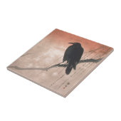 Borg op een Willow Branch Tegeltje (Zijkant)