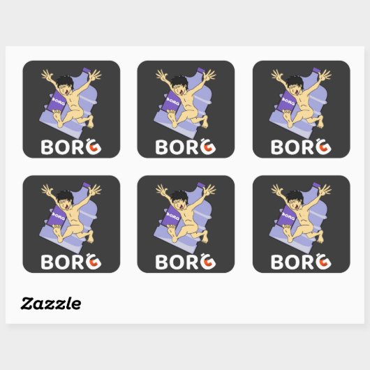 BORG Social Media Cocktail Rave Jug Stickers (Feuille)