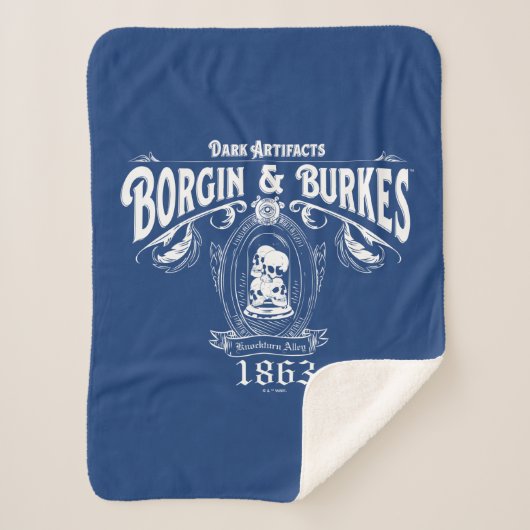 BORGIN & BURKES™ Dark Artifacts Store Graphic Sherpa Deken (Voorkant)