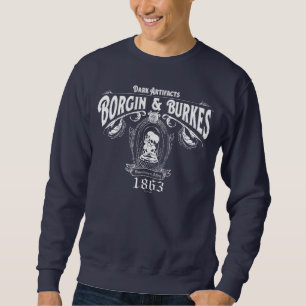 BORGIN & BURKES™ Winkelgrafisch voor Donkere Artef Trui