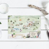 Borgo Corsignano | Invitation Carte Itinéraire