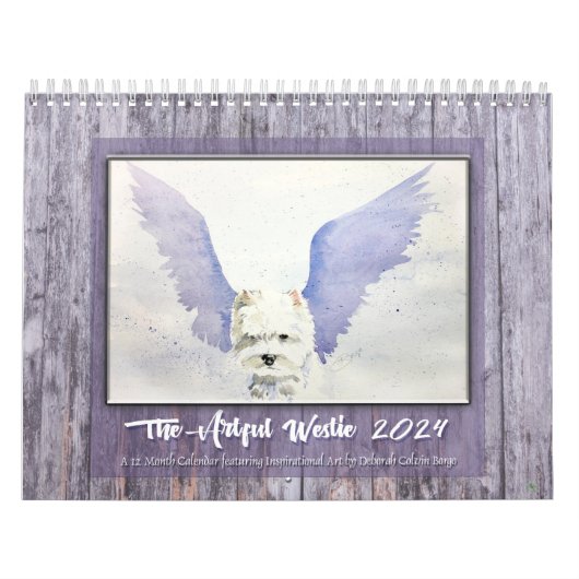 Borgo's De Artful Westie 2024 Kalender (Hoes)