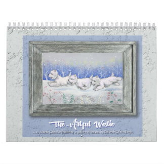 Borgo's The Artful Westie 2025 Calendar Kalender