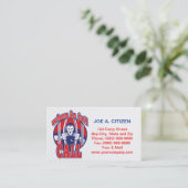 borgtocht visitekaartje gevangenis (Staand voorkant)