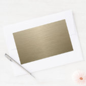 Borhed Bronze Rechthoekige Sticker (Envelop)