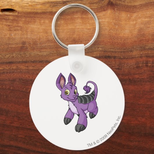 Bori Paars Sleutelhanger (Voorkant)