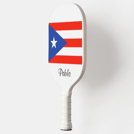Boricua Bandera Puerto Rico Flag Pickleball Paddle (Links)