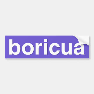 boricua bumpersticker